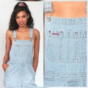 ❤️ GAP 90's VINTAGE DENIM CONDUCTOR SHORTALLS, LARGE